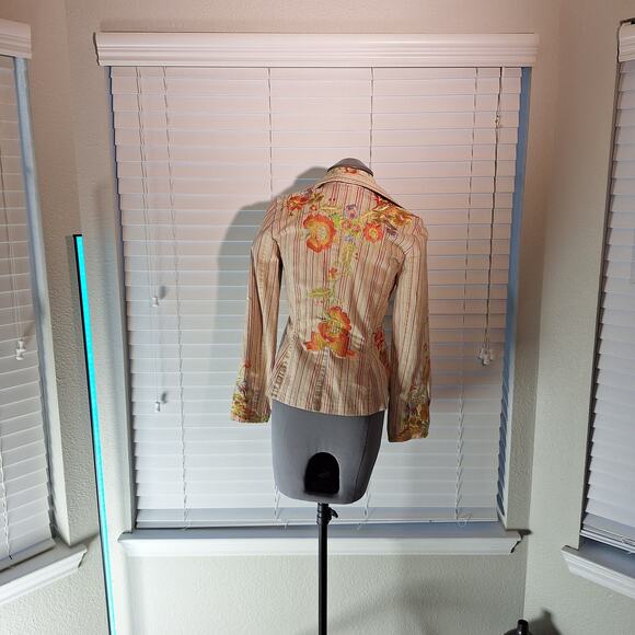 Johnny Was S Floral/embroidered Blazer - Picture 12 of 16
